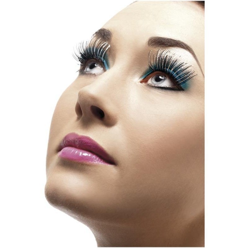 Eyelashes Silver Holographic - Jokers Costume Mega Store