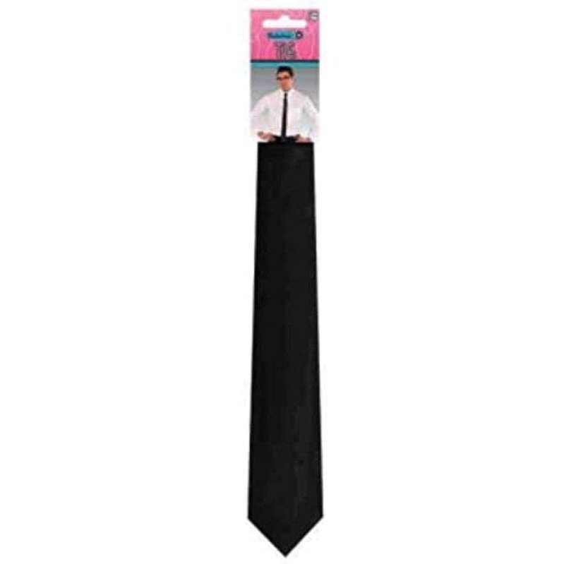 Fab 50s Narrow Tie Black - Jokers Costume Mega Store