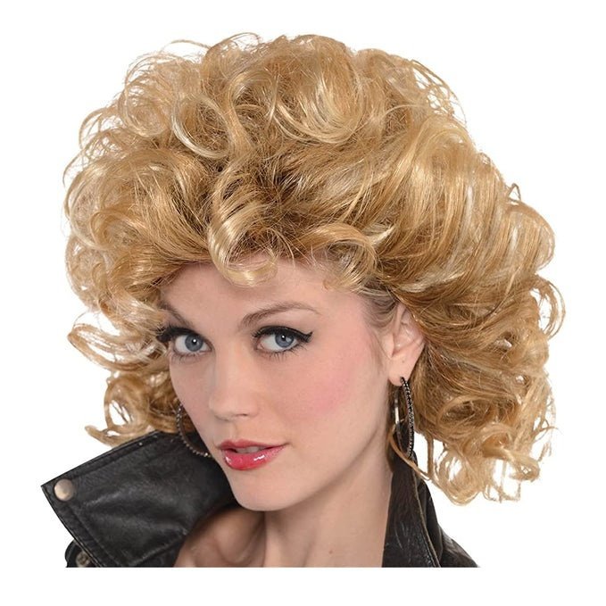 Grease Inspired Sandy Wig Blonde 50s Style Light Durable