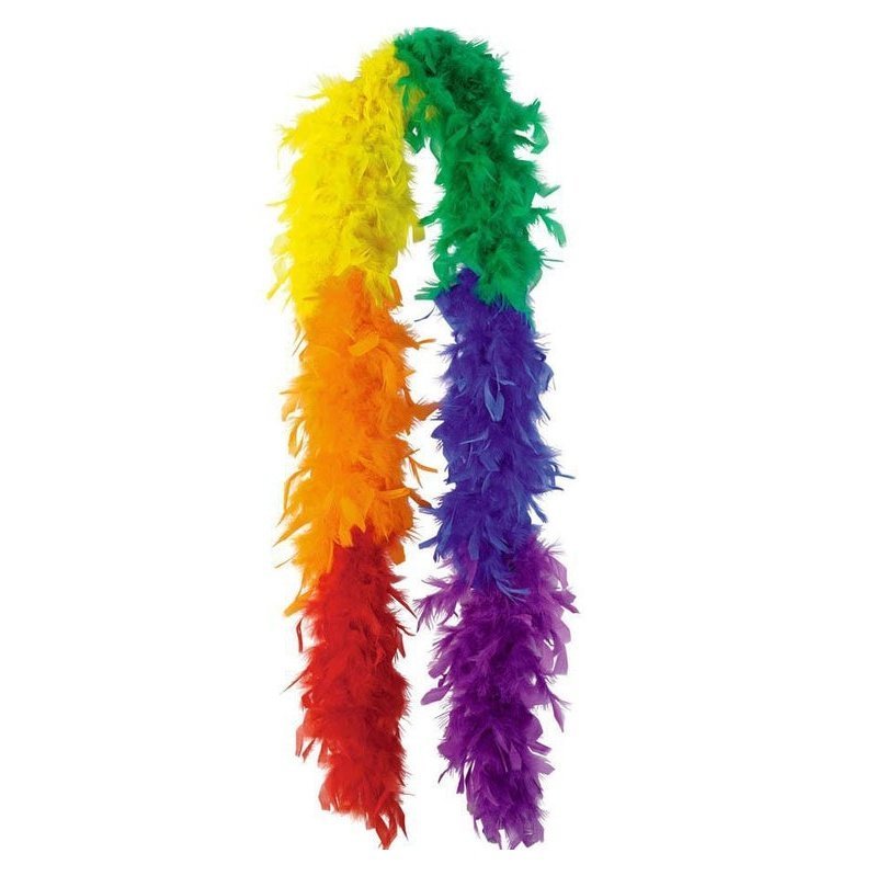 Feather Boa Rainbow - Jokers Costume Mega Store