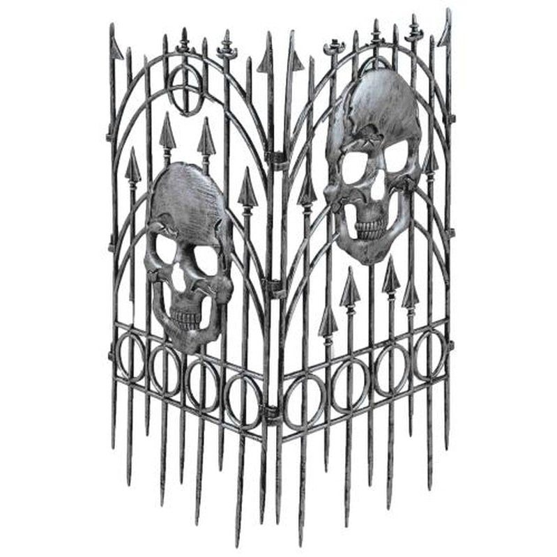 Fence Silver Skull - Jokers Costume Mega Store