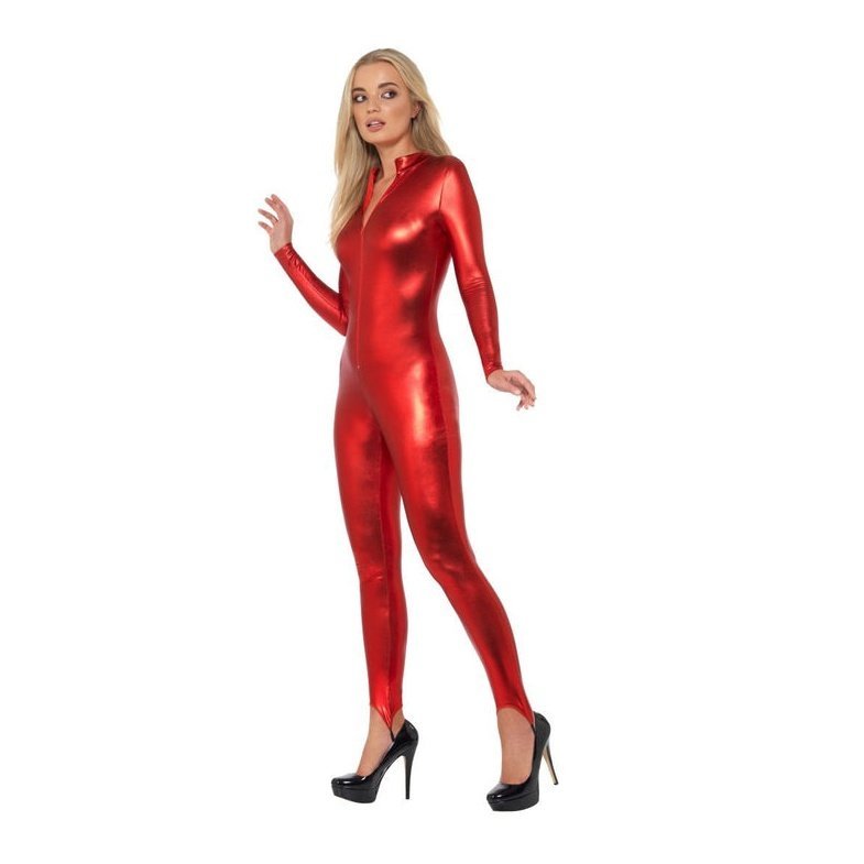Fever Miss Whiplash Costume, Red - Jokers Costume Mega Store