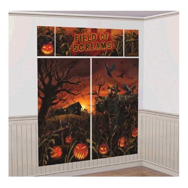 Field Of Screams Pumpkins Scene Setters - Jokers Costume Mega Store