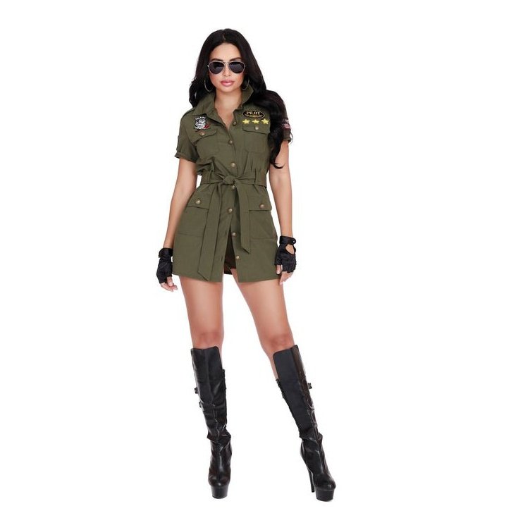 Fighter Pilot Womens Costume - Jokers Costume Mega Store
