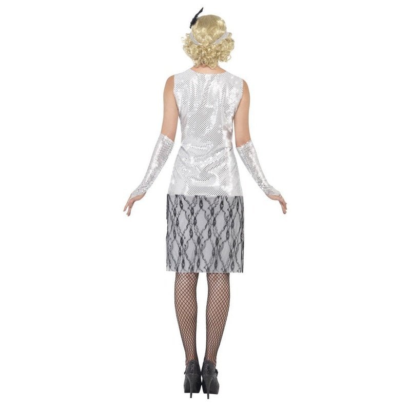 Flapper Costume - Silver - Jokers Costume Mega Store