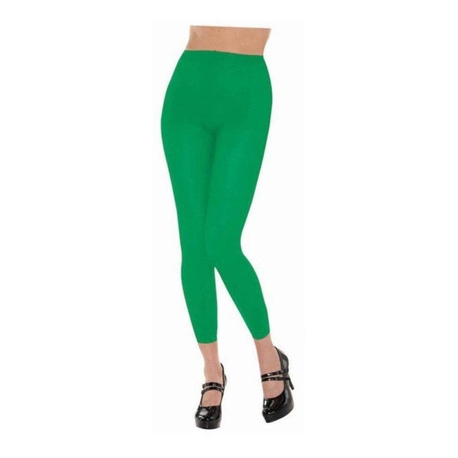 Footless Tights Green - Jokers Costume Mega Store