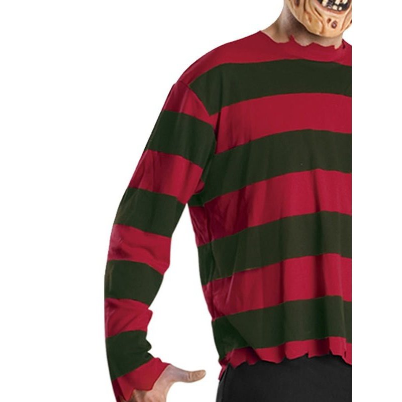 Freddy Krueger Costume Top, Adult - Jokers Costume Mega Store