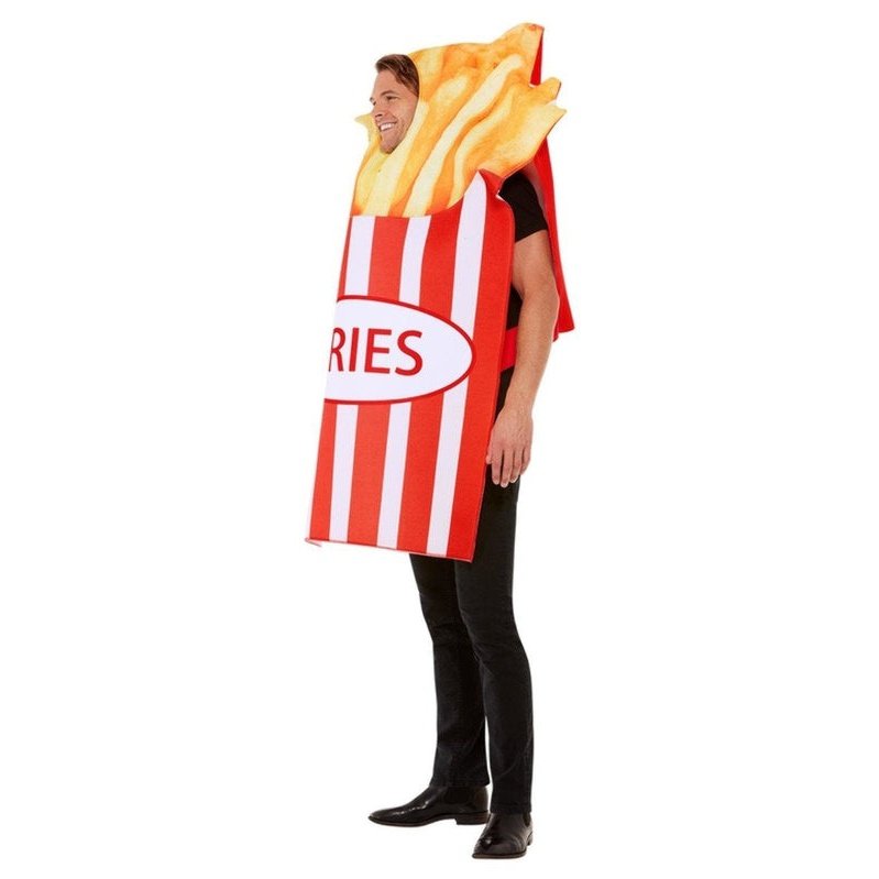Fries Costume, Red & White - Jokers Costume Mega Store
