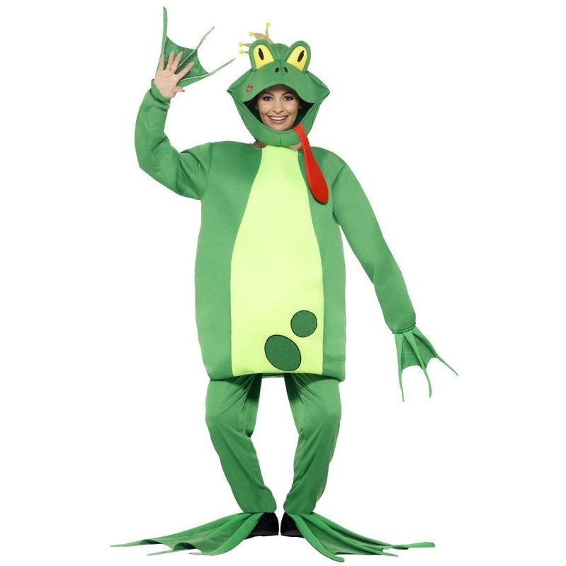 Frog Prince Costume, Top With Attached Gloves - Jokers Costume Mega Store