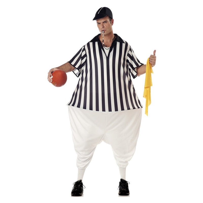 Funny Referee Mens Costume - Jokers Costume Mega Store