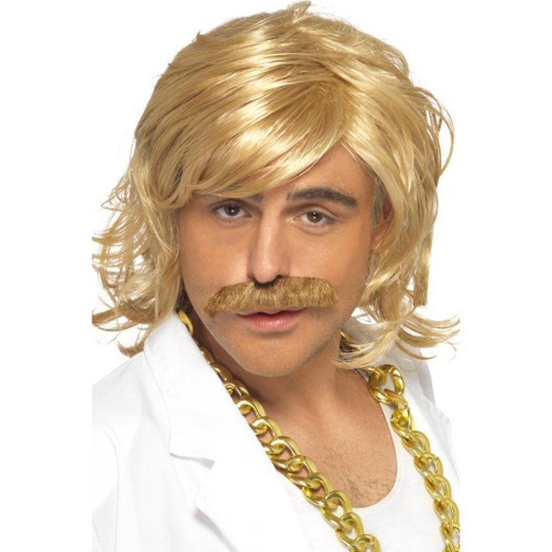 Game Show Host Kit, Wig and Tash - Jokers Costume Mega Store