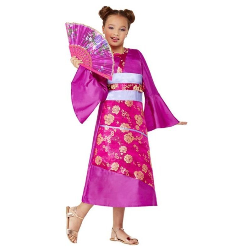 Geisha Costume, Purple - Jokers Costume Mega Store
