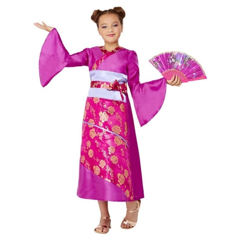 Geisha Costume, Purple - Jokers Costume Mega Store