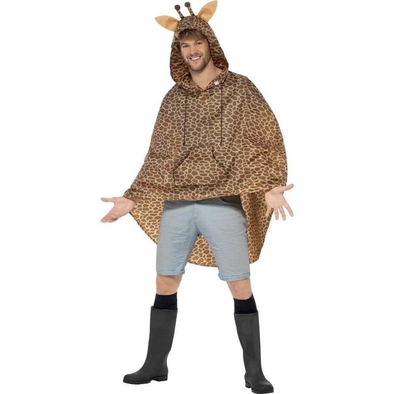 Giraffe Party Poncho - Jokers Costume Mega Store