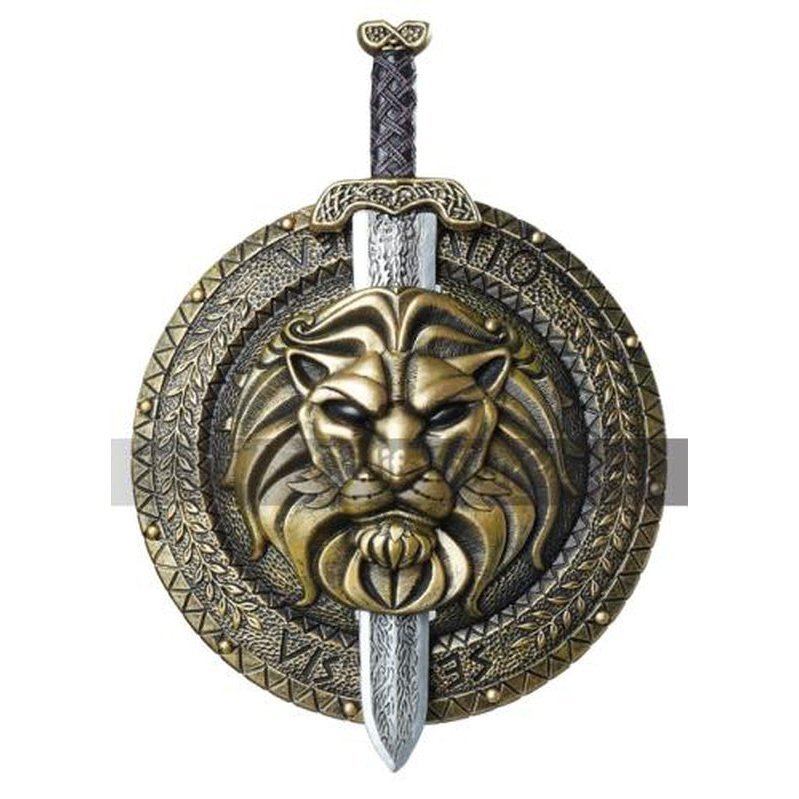 Gladiator Combat Shield & Sword 18" - Jokers Costume Mega Store