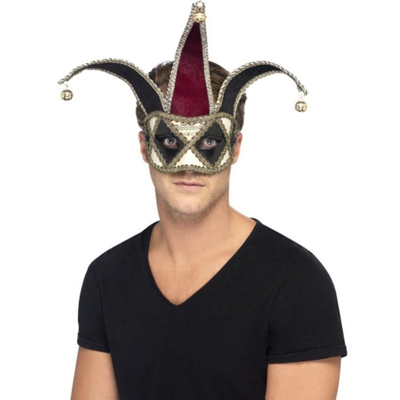 Gothic Venetian Harlequin Eyemask - Jokers Costume Mega Store