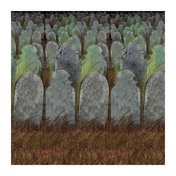 Graveyard Backdrop - Jokers Costume Mega Store