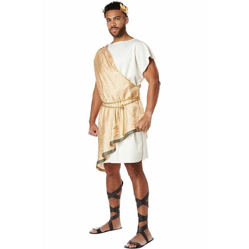 Greek God Toga Adult Men Costume - Jokers Costume Mega Store