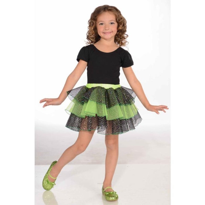 Green And Black Tutu Size S - Jokers Costume Mega Store