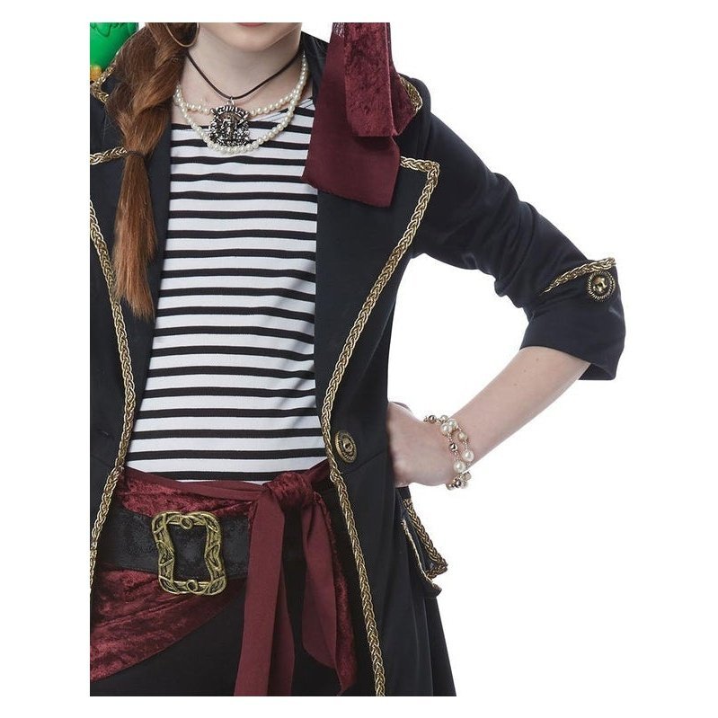 High Seas Captain Girl's Costume - Jokers Costume Mega Store