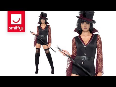 Fever Vampire Costume, Bodysuit