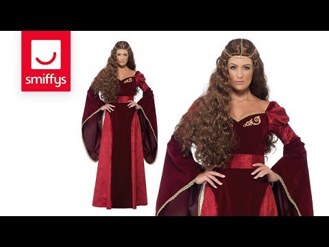 Load video: Medieval Queen Deluxe Costume