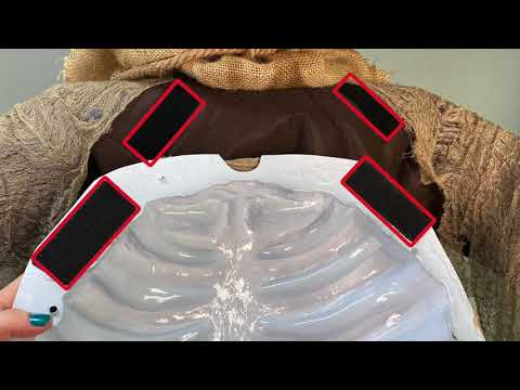 Load video: 6 Foot Inferno Scarecrow Animated Prop