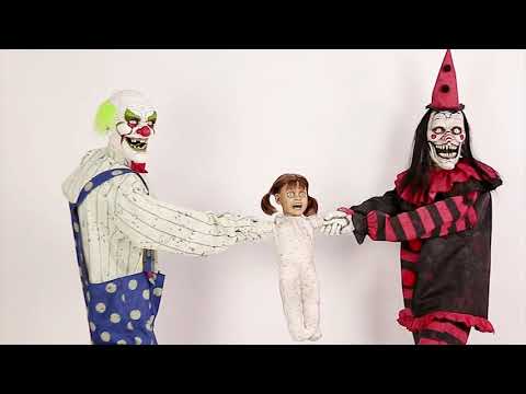 Animated Clown Tug Of War Prop