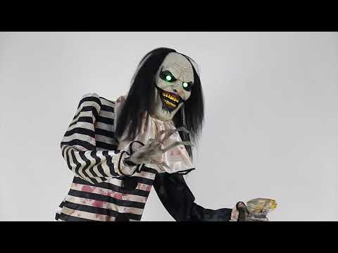 7' Animated Sweet Dreams Clown Prop