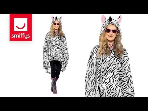 Zebra Party Poncho