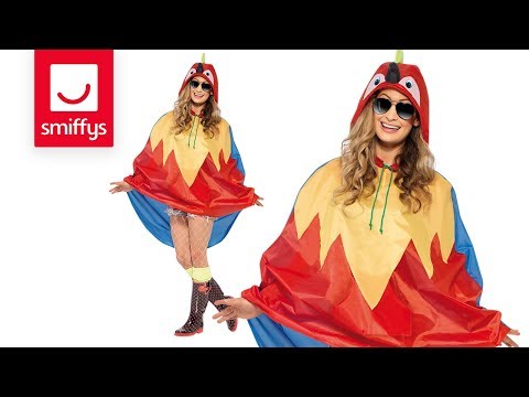 Parrot Party Poncho