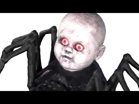 Load video: Animated Crawling Spider Doll