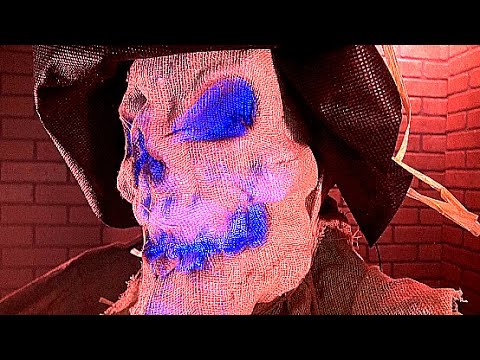 Load video: 6' Hanging Scarecrow