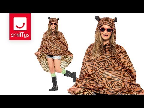 Tiger Party Poncho