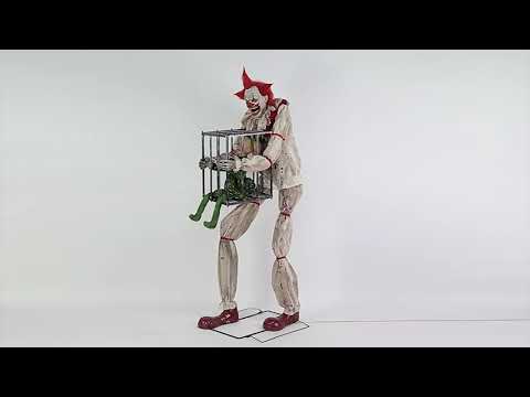 Animated Cagey The Clown With Girl