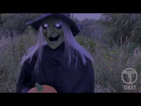 Load video: 7' Witchy Witch Animated Prop