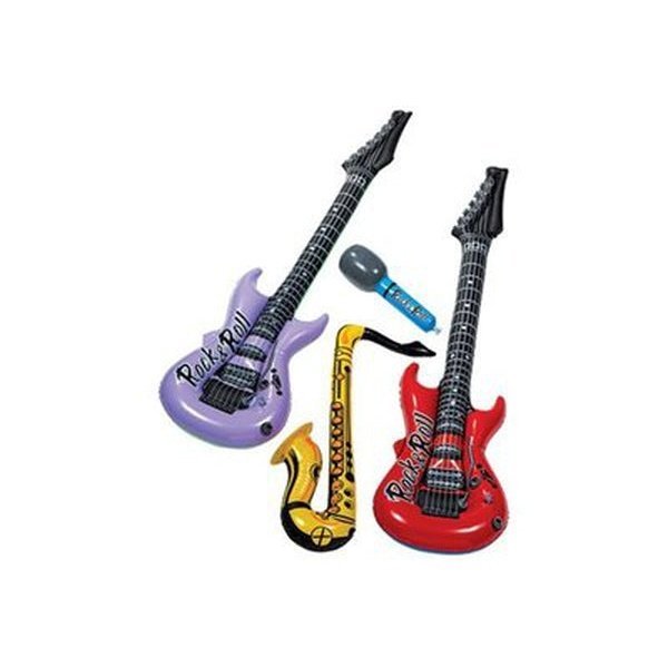 Inflatable Jukebox Instruments (Pk 4) - Jokers Costume Mega Store