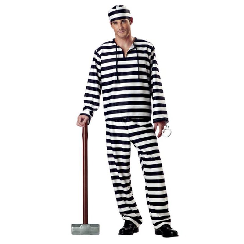Jailbird/Adult - Jokers Costume Mega Store