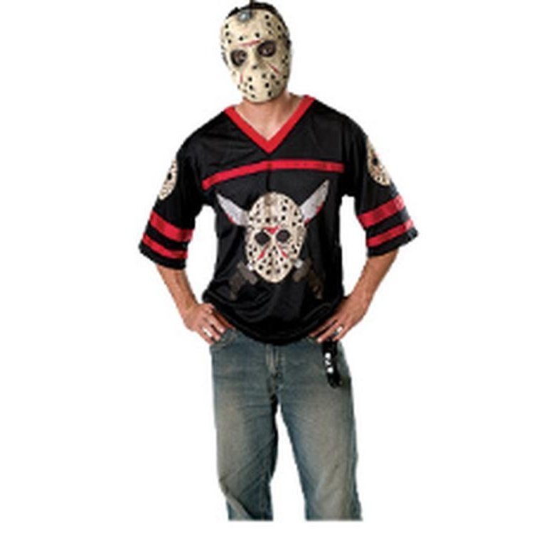 Jason Hockey Jersey & Mask Adult - Jokers Costume Mega Store