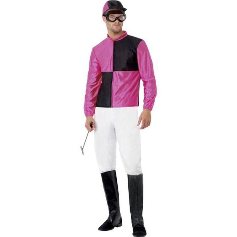 Jockey Costume Black & Pink - Jokers Costume Mega Store