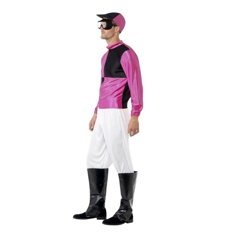 Jockey Costume Black & Pink - Jokers Costume Mega Store