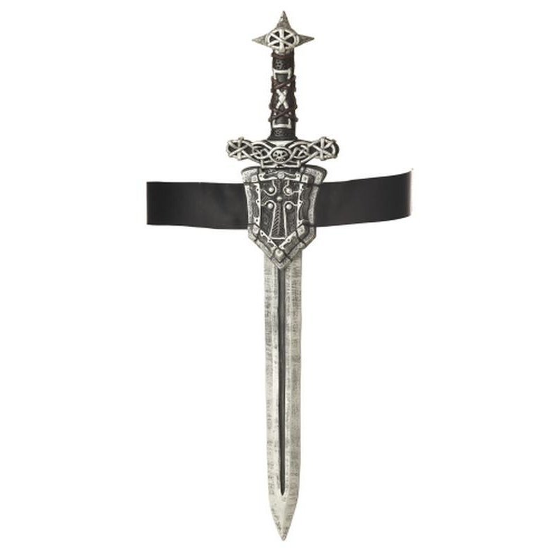 Knight Sword W/Crusader Sheath - Jokers Costume Mega Store