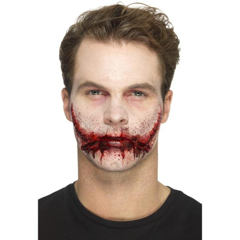 Latex Stitched Smile Prosthetic - Jokers Costume Mega Store