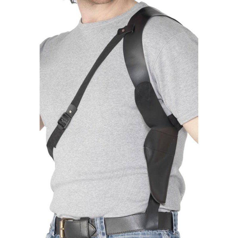 Leather Look Shoulder Holster - Jokers Costume Mega Store