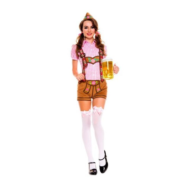 Lederhosen Beer Babe Costume - Jokers Costume Mega Store