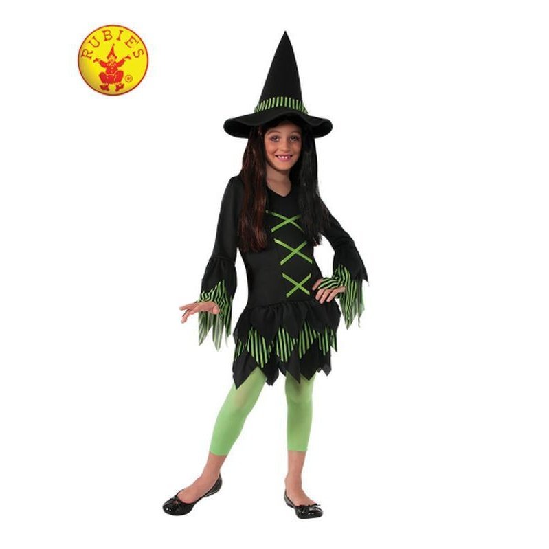Lime Witch Costume Size 6 8 - Jokers Costume Mega Store