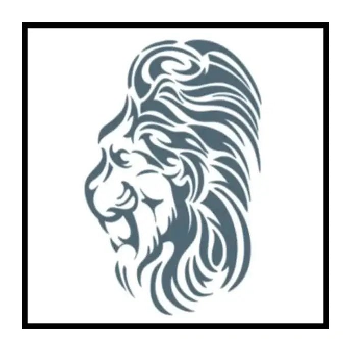 Lion Tribal Temporary Tattoos - Jokers Costume Mega Store