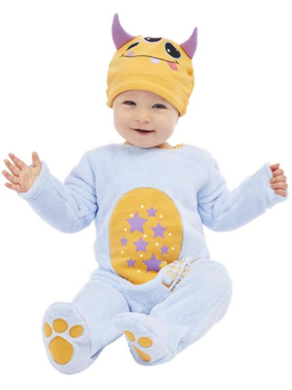 Little Monster Baby Costume, Blue - Jokers Costume Mega Store