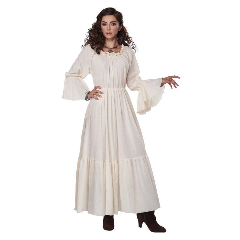 Medieval Renaissance Peasant Chemise Womens Costume - Jokers Costume Mega Store