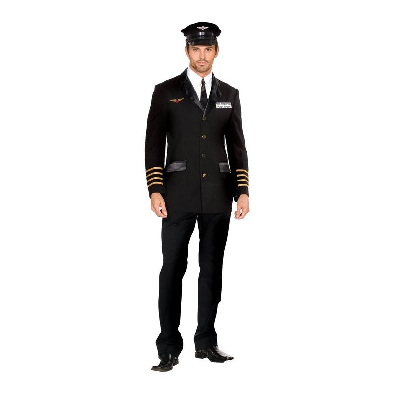 Mile High Pilot Mens Costume - Jokers Costume Mega Store